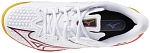 Кроссовки унисекс Mizuno Wave Exceed Tour 6 CC, Белый/Темно-синий, для грунтовых кортов (р. 45)