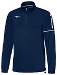 (EU) Лонгслив мужской Mizuno Team Sendai, Синий (S)