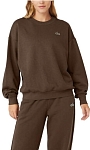 (CN) Свитшот женский Alo Yoga Accolade Crew Neck Pullover, Коричневый (M)