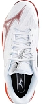 (EU) Кроссовки мужские Mizuno Wave Exceed Court Clay White/Red 61Gc2520, Красные (р. 45)