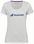 (EU) Футболка для девочек Babolat TeeДля Девочек Babolat Exercise, Белая (XL/XXL)
