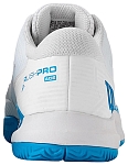 Кроссовки мужские Wilson Rush Pro Ace M, Белые/Голубые, расширенная посадка Wide Fit (р. EUR 44.7)