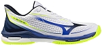 Кроссовки теннисные унисекс Mizuno WAVE EXCEED TOUR 7 AC, Белый/Синий/Зеленый (р. 45)