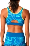 (EU) Спортивный Бра женский Asics Graphic Bra 2042A269, Синее (L)