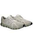 On Cloud 6 Running Shoes Men's Light Beige Gray White