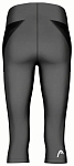 (EU) Тайтсы женские Head Tech 3/4, Чёрные (S)
