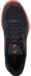 (EU) Кроссовки мужские Head Sprint Pro 4.0 Clay Wide Navy/Red 273935, Чёрные (р. 44)
