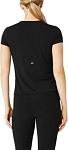 (CN) Футболка Alo Yoga All Day Short Sleeve, Чёрная (XS)