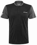(EU) Поло мужское Babolat Play 3Mp1021, Чёрное (S)