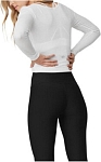 (CN) Лонгслив женский для активного отдыха Alo Yoga 191677017023, Белая (M)