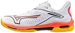Кроссовки унисекс Mizuno Wave Exceed Tour 6 CC, Белый/Темно-синий, для грунтовых кортов (р. 45)
