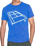 Футболка мужская Tennis Technology Court M, Синяя/белая (S)