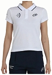 (EU) Поло женское Bullpadel Exilo, Белое (M)