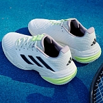 Кроссовки женские Adidas Barricade 13, Белые/Чёрные (р. 41,5)