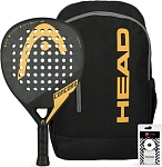 Набор ракетка Head Concord 2025 + Сумка Head Edge Backpack + Овергрип Shockout + Защитная лента
