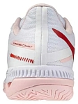 (EU) Кроссовки женские Mizuno Wave Exceed Court All Court White/Pink Women 61Ga2519, Белые (р. 42.5)