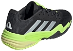 Кроссовки мужские Adidas Barricade 13 M, Чёрные/Металлик/Прозрачный-Лимон, с технологией AdiWear, для всех покрытий (р. EUR 43.3)
