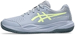 Кроссовки мужские Asics Gel-Resolution X GS CLAY, Серые/Салатовые (р. 32,5)