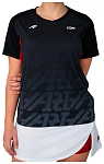 (EU) Футболка женская Lok Stanish A1 Padel, Чёрная (M)