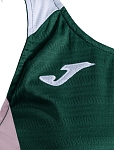 Топ женский Joma Montreal Sleevelees Shirt W, Зелёный/розовый (L)