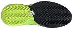 Кроссовки мужские Adidas Barricade 13 M, Чёрные/Металлик/Прозрачный-Лимон, с технологией AdiWear, для всех покрытий (р. EUR 43.3)