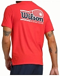 (EU) Футболка мужская Wilson Easy Street, Красная (L)