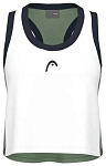 (EU) Топ женский Head Play Crop Top, Белый (XL)