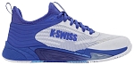 Кроссовки мужские K-Swiss Hypercourt Pinnacle, Бело-Сине-Бирюзовые, с карбоновой пластиной, для тенниса (р. EUR 41)