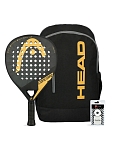 Набор ракетка Head Concord 2025 + Сумка Head Edge Backpack + Овергрип Shockout + Защитная лента