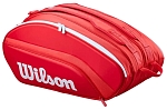 Сумка Wilson для падела Super Tour Padel Bag 2026, Красная