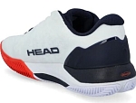 (EU) Кроссовки мужские Head Revolt Pro 5.0 Clay White/Red 273276, Белые (р. 44)