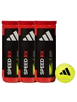 (EU) Мячи для падел тенниса Adidas Speed Rx, 3 банки (3 шт в банке)