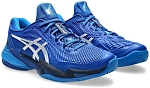 Кроссовки мужские Asics Court FF 3 Novak Clay, Синий/Белый, для грунтового корта (р. 42)