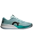 On THE ROGER Pro 3 Tennis Shoes Men's Low Top Teal