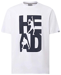 Футболка мужская Head Vision T-Shirt M, Белая/Синяя (L)