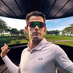 Очки солнцезащитные Oakley Sphaera Matte Black Prizm Golf, Черный Матовый/Цветные Линзы