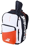 Рюкзак Babolat Pure Strike 2024, Белый/Чёрный/Оранжевый