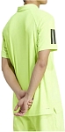 (EU) Поло мужское Adidas Club 3 Stripes, Жёлтое (M)