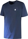 (EU) Футболка мужская K-Swiss Hypercourt Print Crew 6, Синяя (M)