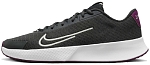 Кроссовки мужские Nike Court Vapor Lite 2, Чёрные/Красные, для жёстких покрытий (р. 43,5)