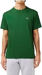 (EU) Футболка мужская Lacoste Core Performance TH7618 с быстросохнущим материалом, узким воротником, Зеленая (XS)