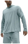 (CN) Лонгслив женский Alo Yoga Conquer Reform Long Sleeve With Hood с капюшоном, Мятный (S)
