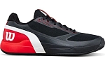 (EU) Кроссовки мужские Wilson Rush Pro 5 Padel Black/Red Wrs338750, Чёрные (р. 46 2/3)