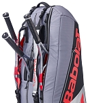 Чехол для ракеток Babolat Pure Strike 2025 Carbon, на 9 ракеток, Серый