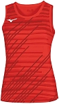 (EU) Майка женская Mizuno Team Chiba NS, Красная (L)
