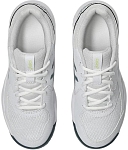 Кроссовки для мальчиков Asics GEL-DEDICATE 8 GS, Белые/Темно-зеленые, с технологией GEL (р. 35)
