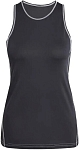 (EU) Майка женская Adidas Club Tank Top, Чёрная (2XS)