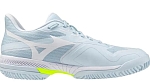 (EU) Кроссовки женские Mizuno Wave Exceed Court Clay White/Yellow Women 61Gc2521, Синие (р. 40.5)