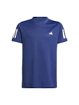 (EU) Футболка для мальчиков Adidas B Club 3Stripes KQJ40, Тёмно-синяя (рост 176 см)