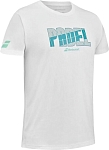(EU) Футболка мужская Babolat Cotton Tee 6MS24441, Белая (S)